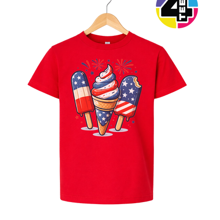 Stars & Scoops Freedom Pops Youth Tee