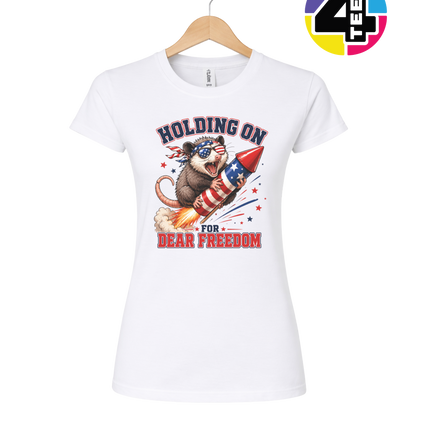 Freedom Rocket Possum Women's Tee