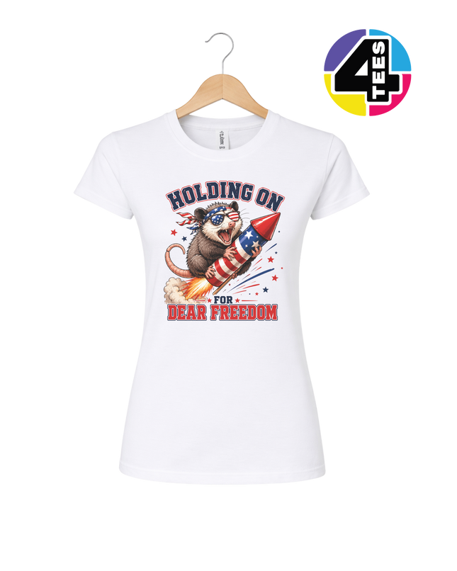 Freedom Rocket Possum Women's Tee