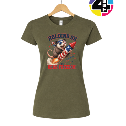 Freedom Rocket Possum Women's Tee