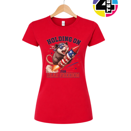 Freedom Rocket Possum Women's Tee