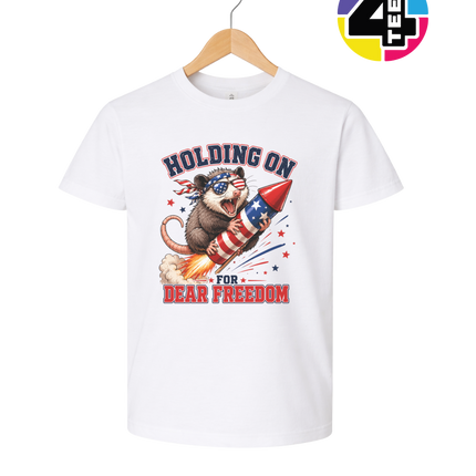 Freedom Rocket Possum Youth Tee