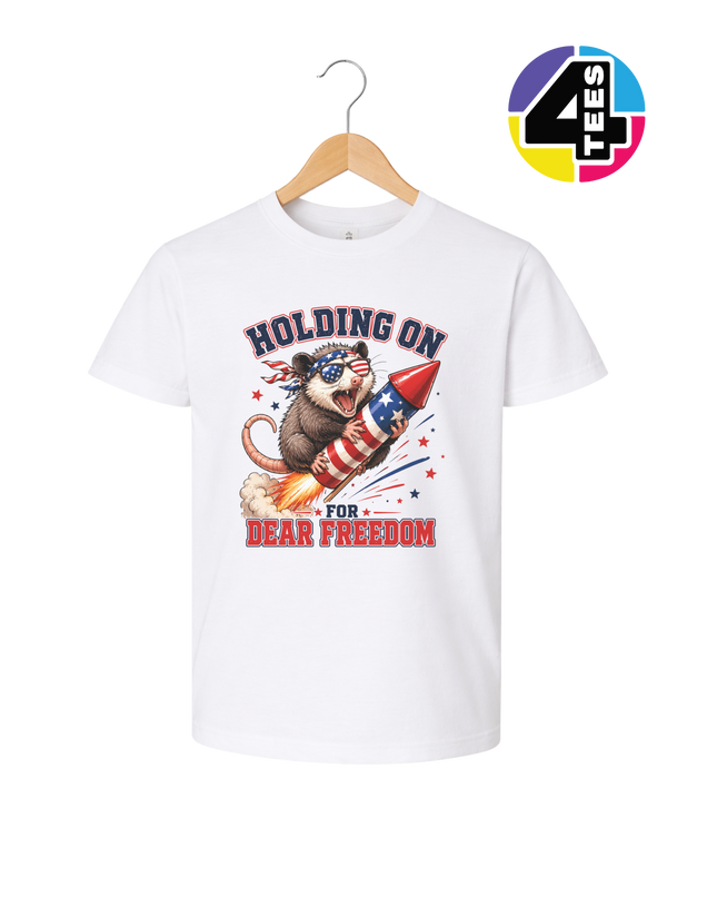Freedom Rocket Possum Youth Tee