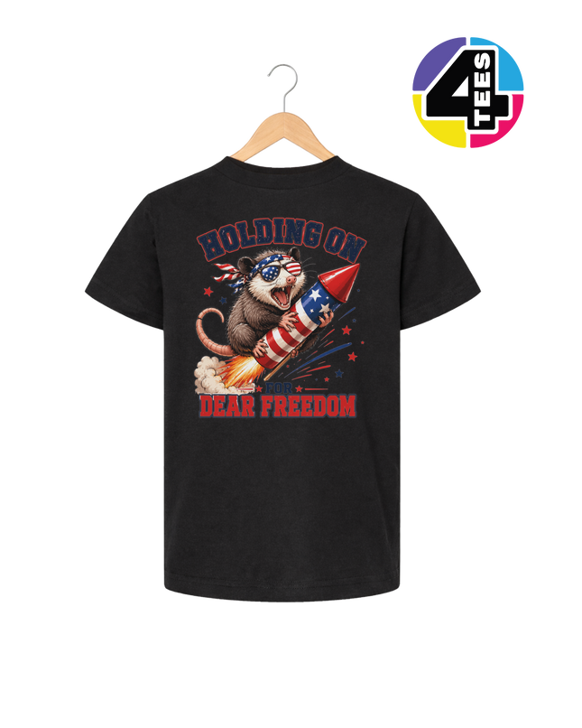 Freedom Rocket Possum Youth Tee