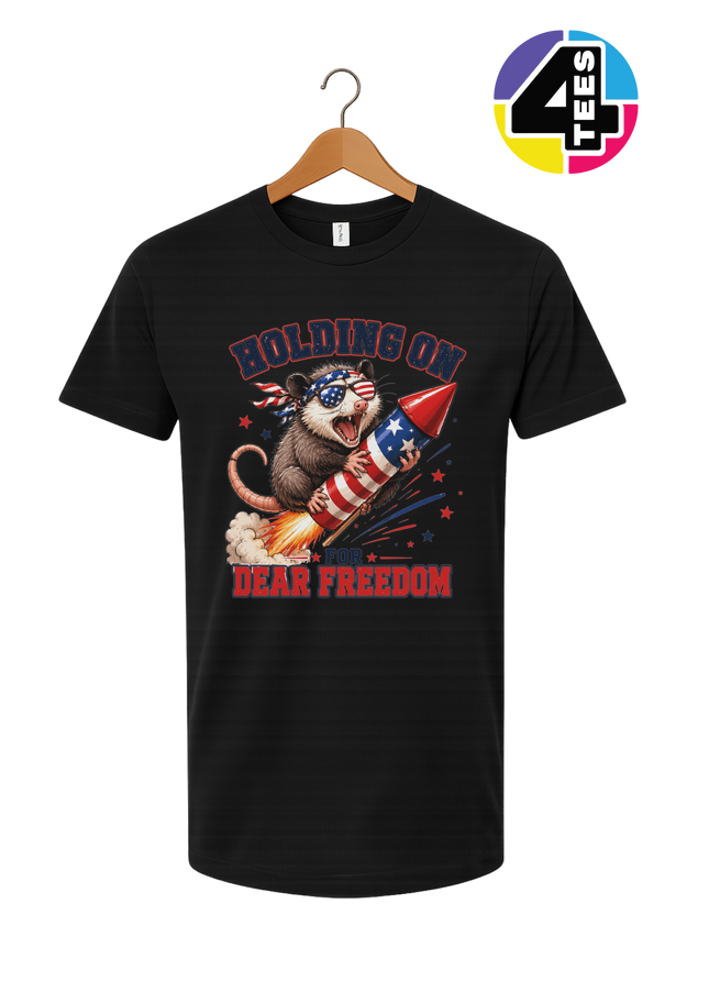 Freedom Rocket Possum Tee