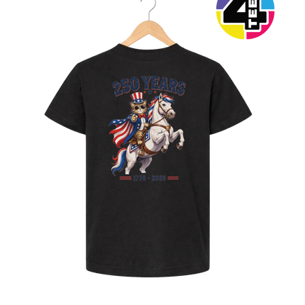 Purrfect Patriot 250 Years Youth Tee