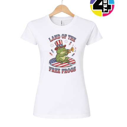 Free Frogs Freedom Band Women's Tee