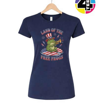 Free Frogs Freedom Band Women's Tee