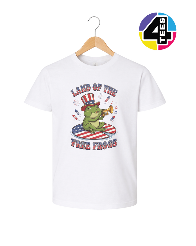 Free Frogs Freedom Band Youth Tee