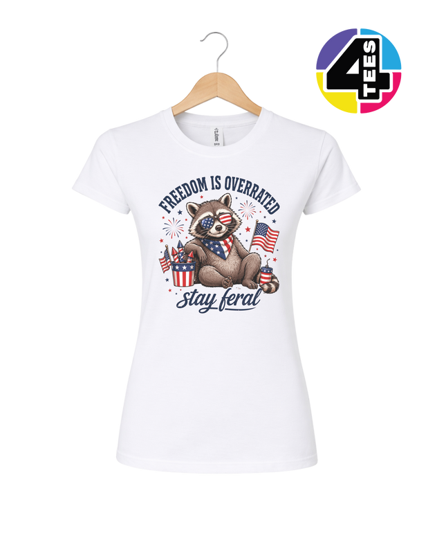 Freedom Bandit Raccoon Women's Tee