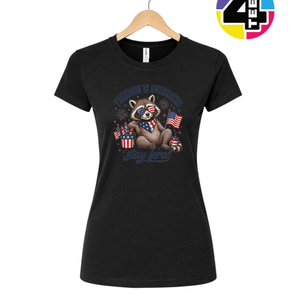 Freedom Bandit Raccoon Women's Tee