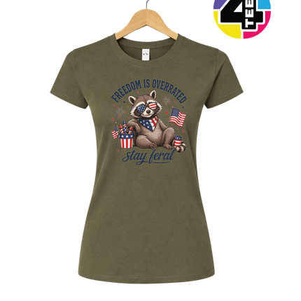 Freedom Bandit Raccoon Women's Tee