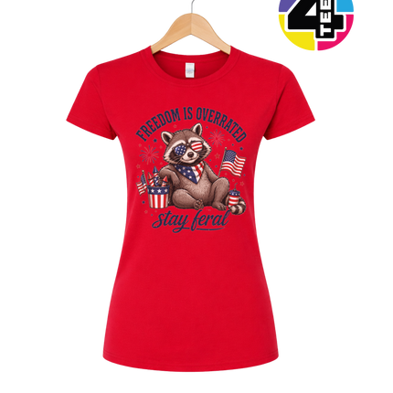 Freedom Bandit Raccoon Women's Tee