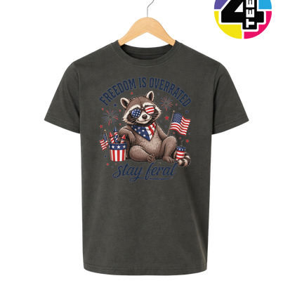 Freedom Bandit Raccoon Youth Tee