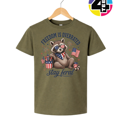 Freedom Bandit Raccoon Youth Tee