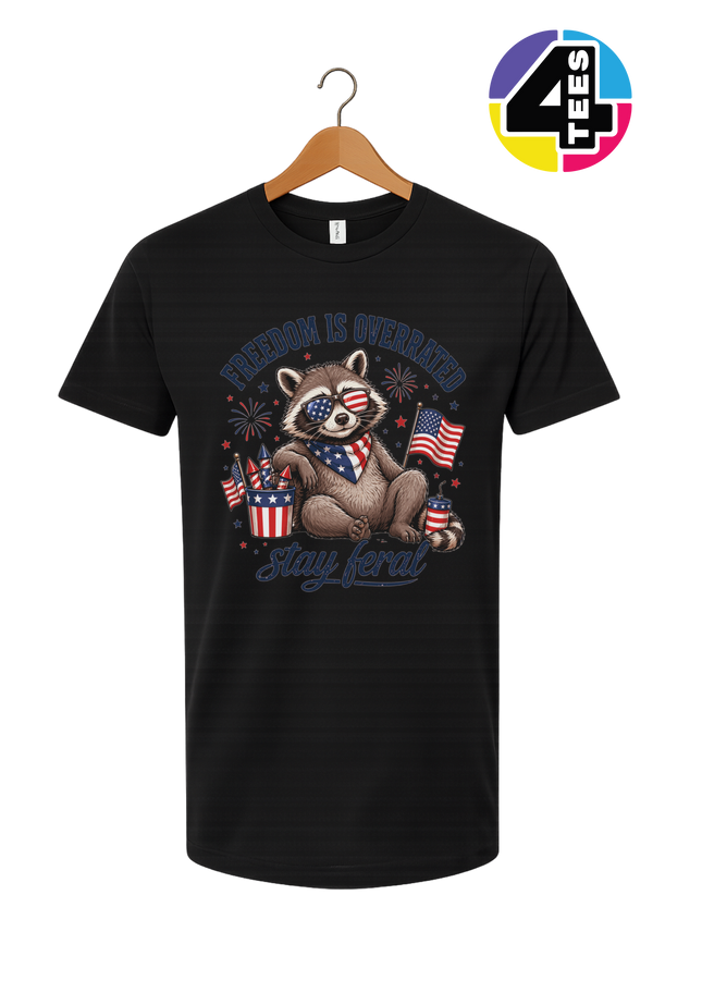 Freedom Bandit Raccoon Tee