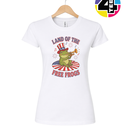 Freedom Frog Trumpet Parade Women's Tee
