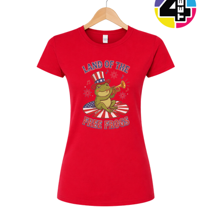 Freedom Frog Trumpet Parade Women's Tee