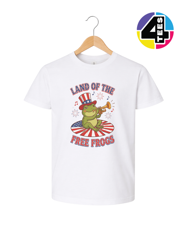 Freedom Frog Trumpet Parade Youth Tee