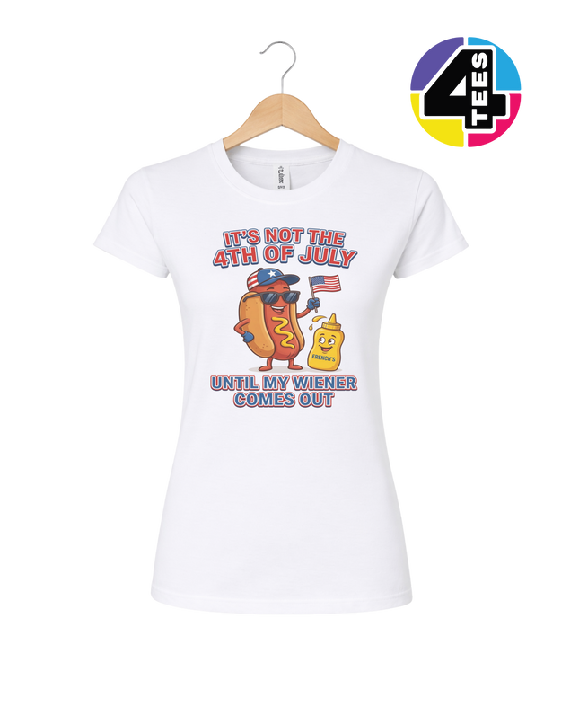 Patriotic Wiener Reveal Women's Tee