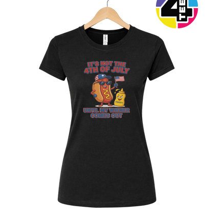 Patriotic Wiener Reveal Women's Tee