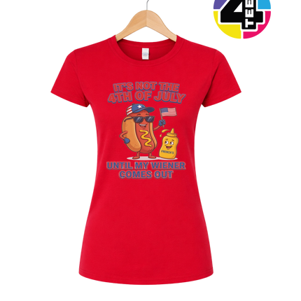 Patriotic Wiener Reveal Women's Tee