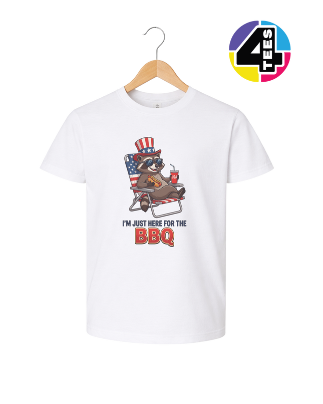 BBQ Bandit Raccoon Youth Tee