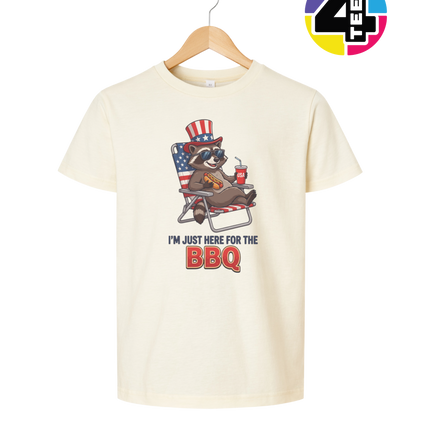 BBQ Bandit Raccoon Youth Tee