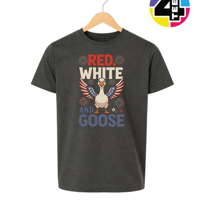 Red, White & Goose Youth Tee