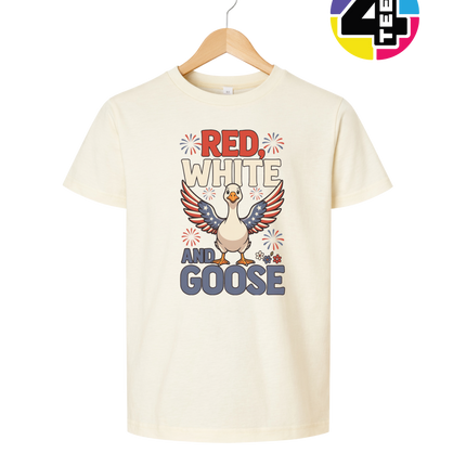 Red, White & Goose Youth Tee