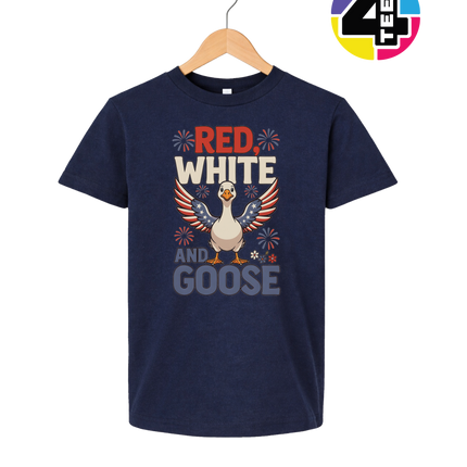 Red, White & Goose Youth Tee