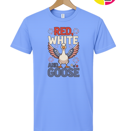 Red, White & Goose Tee