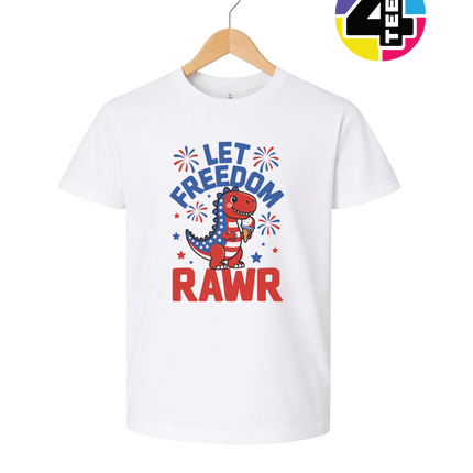 Freedom Rawr Dino Youth Tee