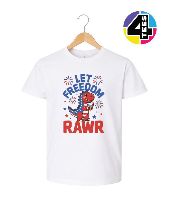 Freedom Rawr Dino Youth Tee