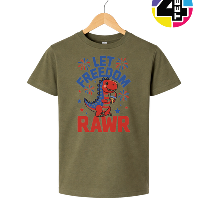 Freedom Rawr Dino Youth Tee