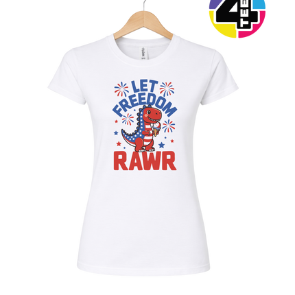 Freedom Rawr Dino Women's Tee