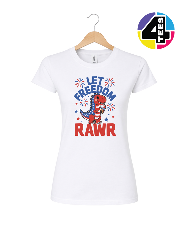 Freedom Rawr Dino Women's Tee