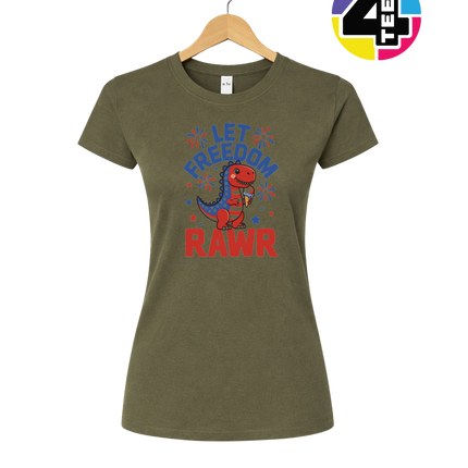 Freedom Rawr Dino Women's Tee