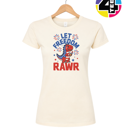 Freedom Rawr Dino Women's Tee