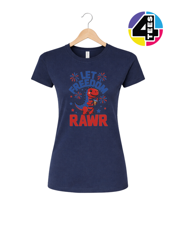 Freedom Rawr Dino Women's Tee