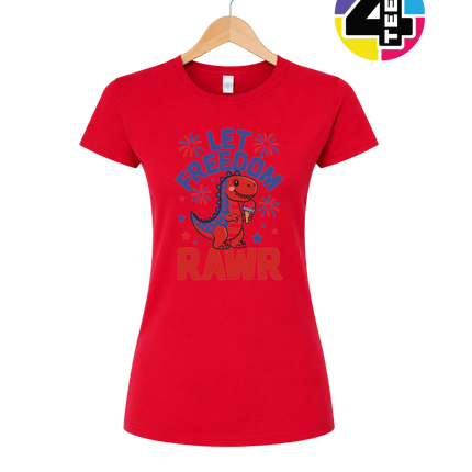 Freedom Rawr Dino Women's Tee