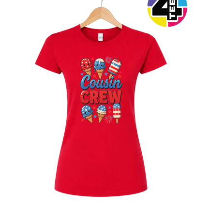 Cousin Crew Firecracker Treats Women's Tee