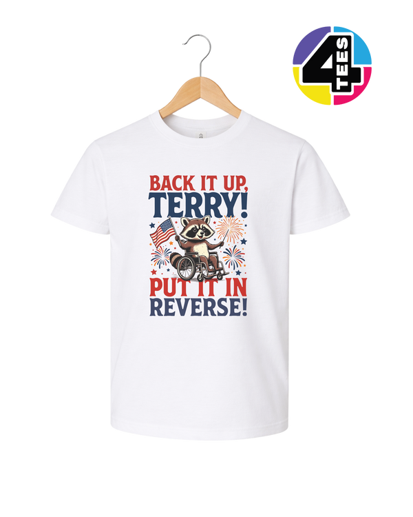 Reverse Gear Raccoon Youth Tee