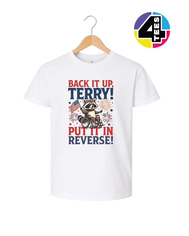 Reverse Gear Raccoon Youth Tee