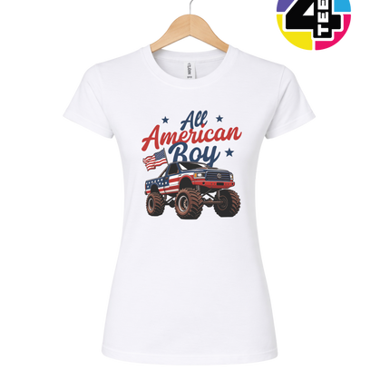 All American Monster Truck Women's Tee