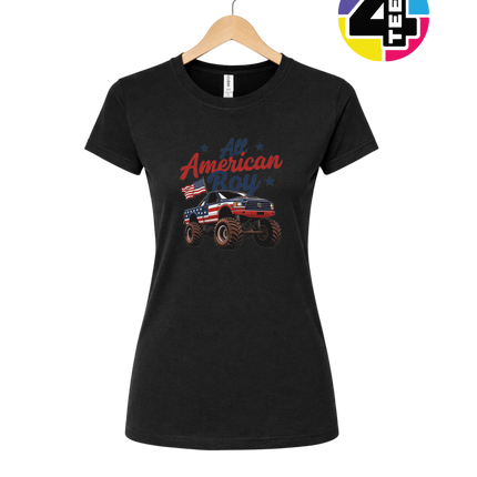 All American Monster Truck Women's Tee