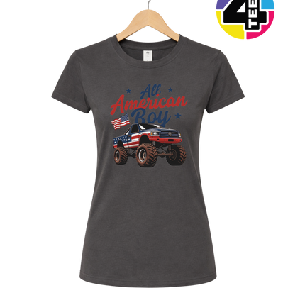 All American Monster Truck Women's Tee