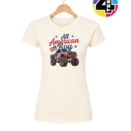 All American Monster Truck Women's Tee