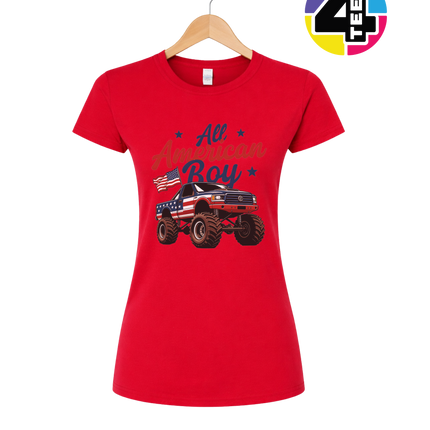 All American Monster Truck Women's Tee