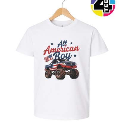All American Monster Truck Youth Tee